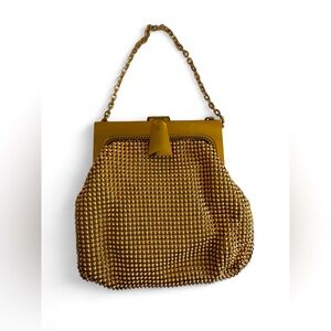 Vintage Whiting & Davis Gold Mesh Mini Bag